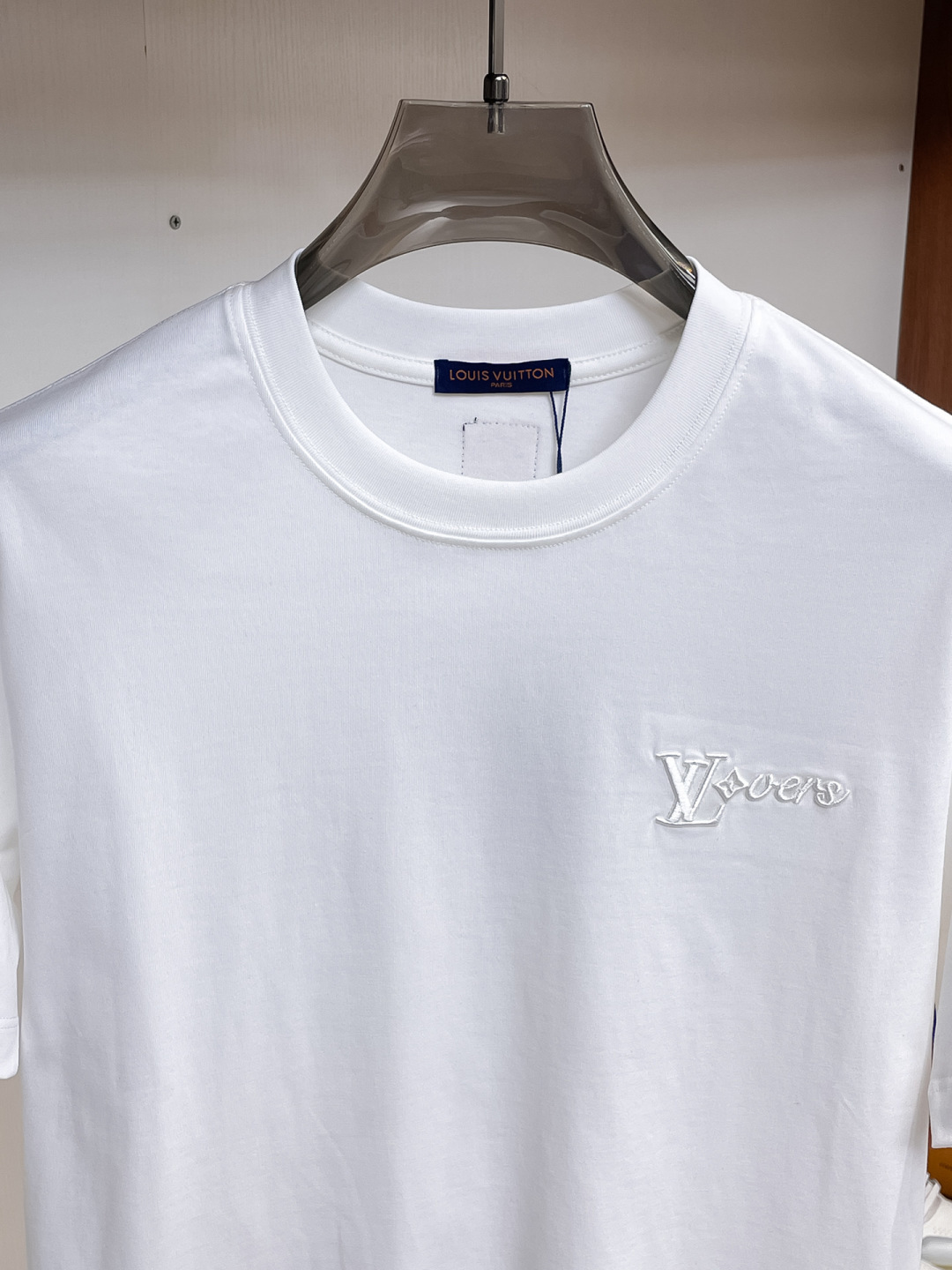 루이비통 라운드넥 반팔 티셔츠(WHITE)