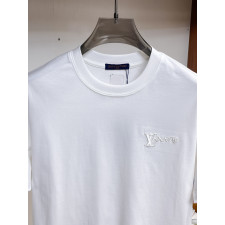 루이비통 라운드넥 반팔 티셔츠(WHITE)