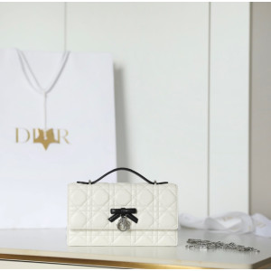 마이 디올 백 미니(블랙&화이트)