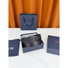 디올 리버서블 까나쥬 블랙 시그니처 버클 벨트