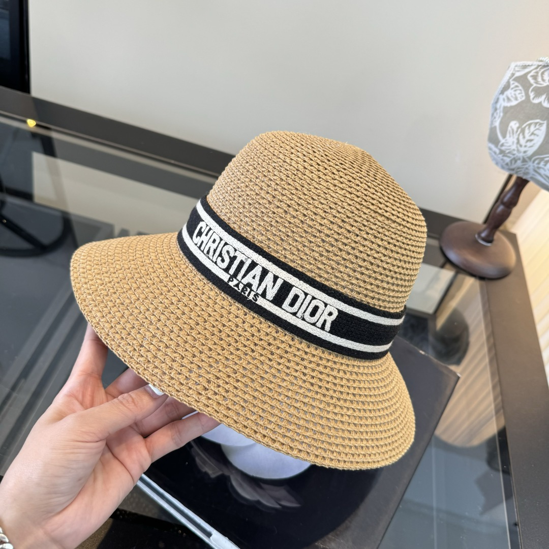 디올 클래식 밀집 버킷햇
