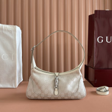 구찌 재키 슬림 미디엄 숄더백(아이보리)
