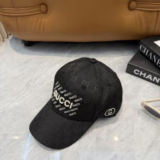 구찌 GG 모노그램 GUCCI 자수 베이스볼 캡(블랙)
