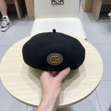 구찌 GG로고 울 베레모(블랙)