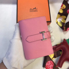 에르메스 베안 카드 지갑(로즈)