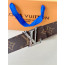 루이비통 모노그램 LV 이니셜 체크 패턴 버클 벨트(실버, 골드)