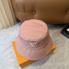 루이비통 LV 자수 버킷햇(핑크)